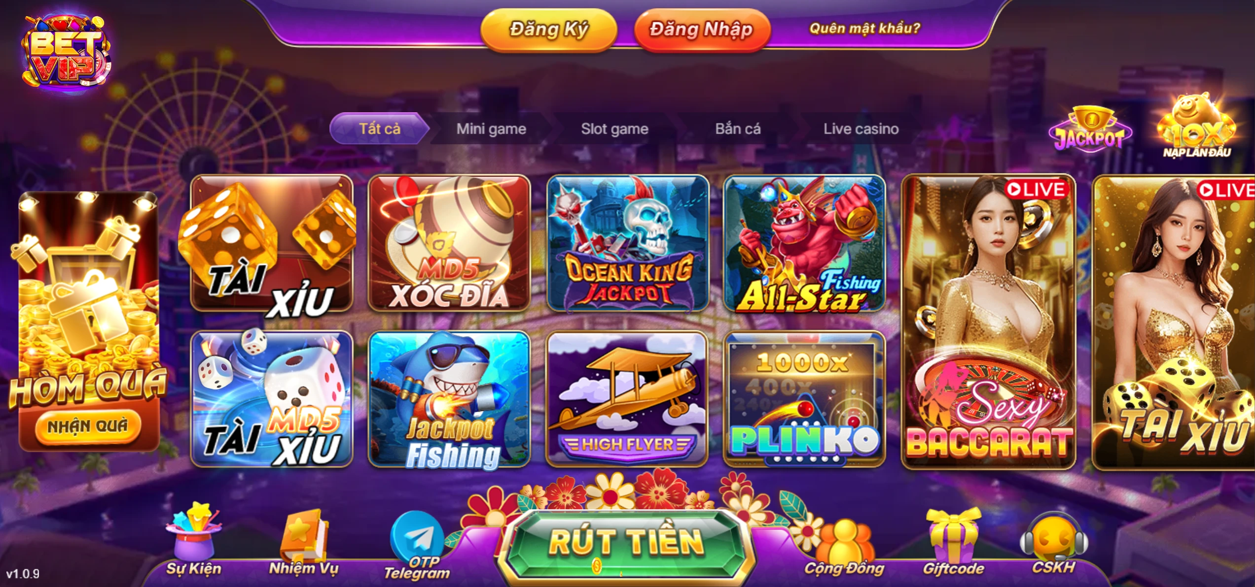 Lobby Betvip